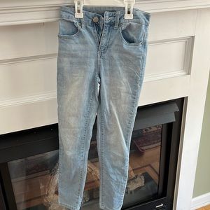 So Light Washed High Rise Jeggings